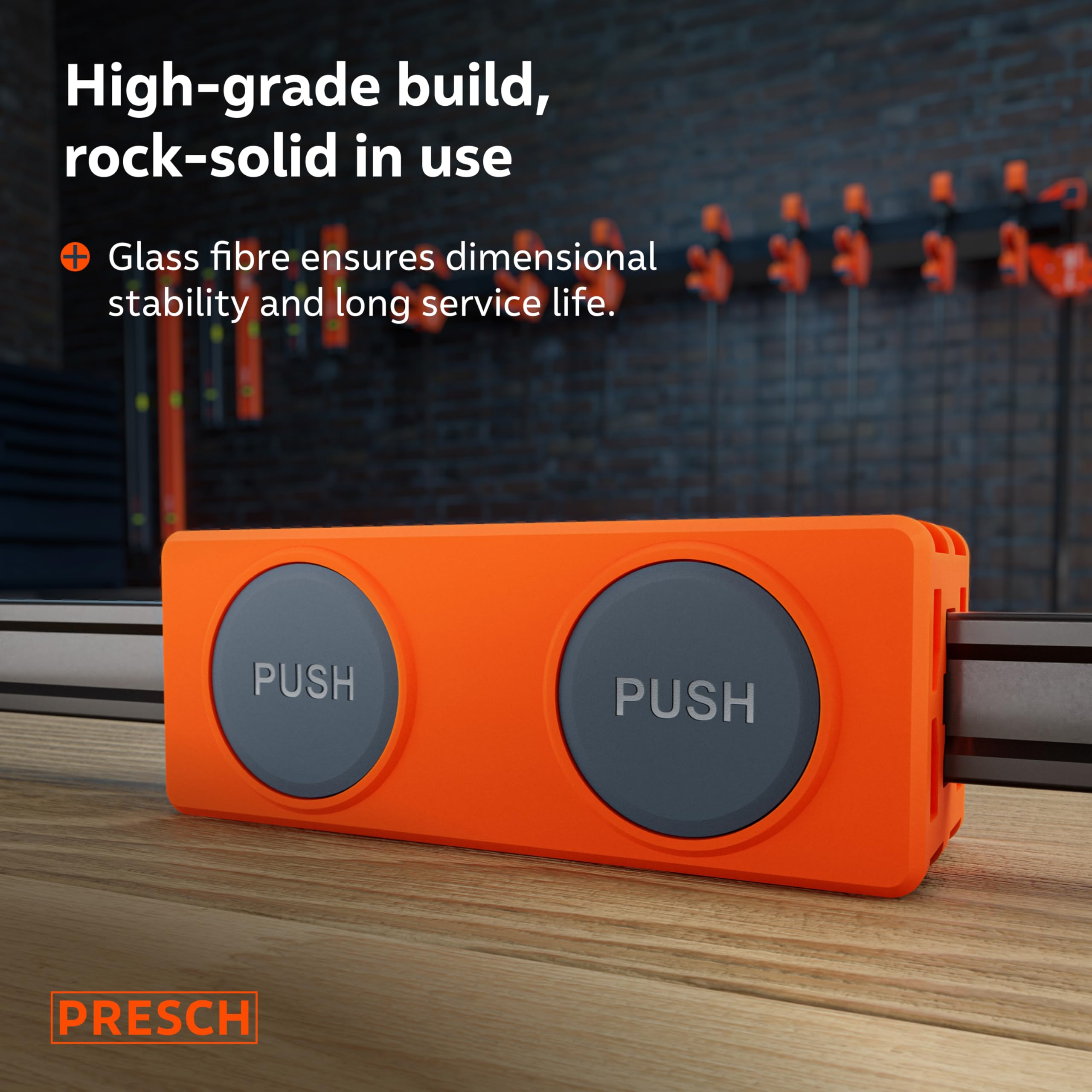Presch Connection Adapter 2 pcs, Connector for Presch one-Hand Clamps with 300 kg Clamping Force - Image 4