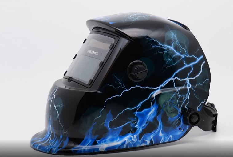 Casque De Soudage Auto-obscurcissant WELDMALL WM-110 - Solaire Avec 2 Capteurs Pour Soudage MIG/TIG/MAG