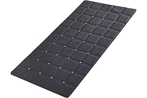 Foldable Silicone Bath Mat: Safety Heavy Duty Anti-Slip Bath Mat for Tub