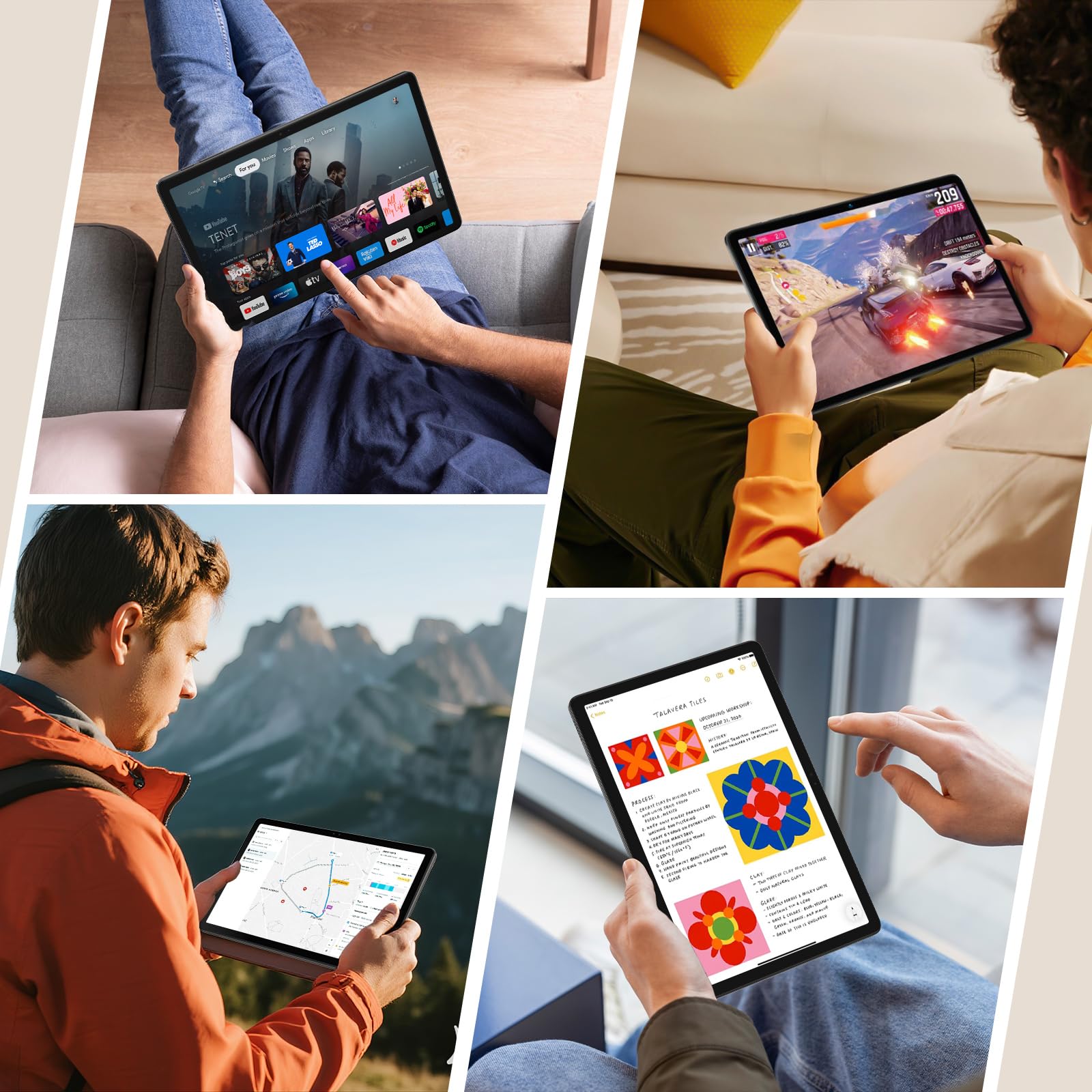 Tablette 11 Pouces Android 16 avec Gemini AI 3.1 Pro, Écran 90Hz, Protection Oculaire TÜV, 24Go RAM+128Go ROM (2To), WiFi 5G, 8000mAh, Tablette Gaming Enfants & Adultes