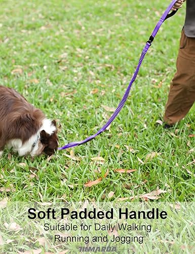 Miniatura 5 de Correa resistente para perro, correas de perro de 4 a 6 pies con mango de tráfico y cómodas asas acolchadas, clip de metal fácil avanzado, correa