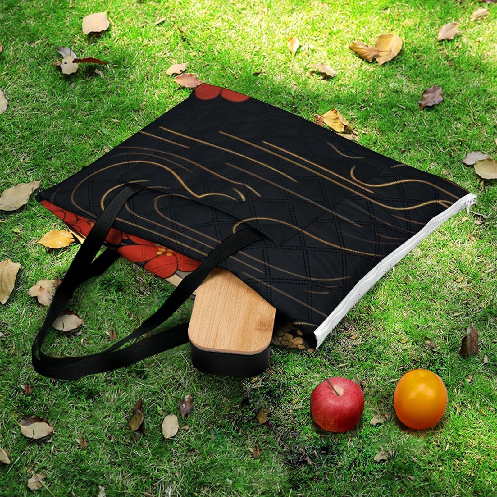 3D Stampa Onde Coperta Picnic Impermeabile artee Plaid Pic Nic Pieghevole Tappeto Pic Nic Per Pic-nic, Spiaggia, Campeggio, Parco, Giardino, Estate 200x200cm