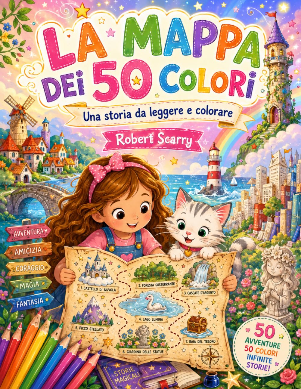 LA MAPPA DEI 50 COLORI: Una storia da leggere e colorare (Spazio al Colore)
