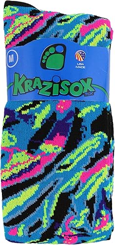 Miniatura 2 de TCK Krazisox Neon Kaleidoscope Socks