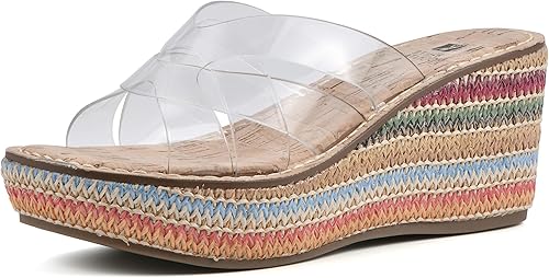 WHITE MOUNTAIN Samwell Sandalias de cuña para mujer