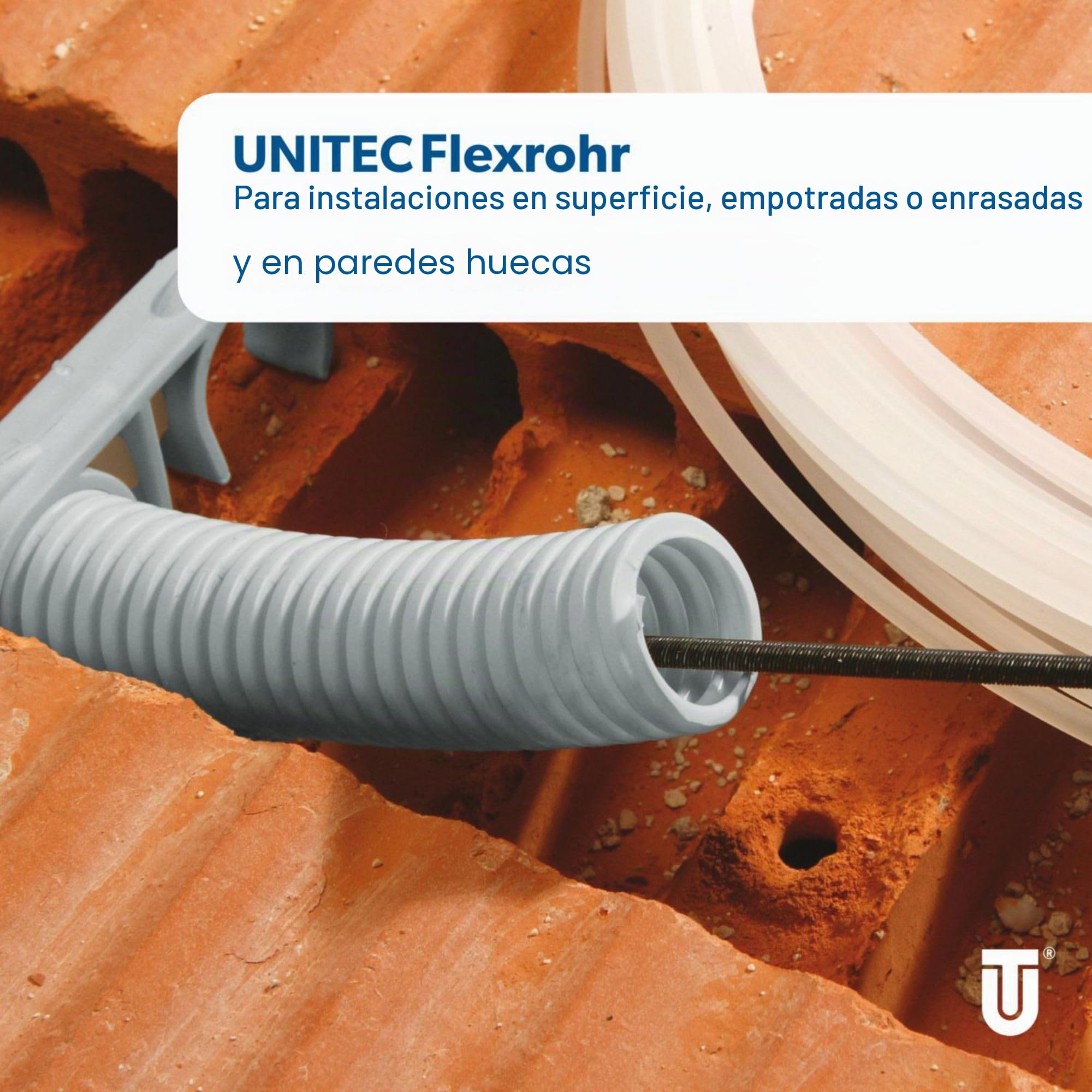 Unitec 407011 - Tubo para cableado eléctrico