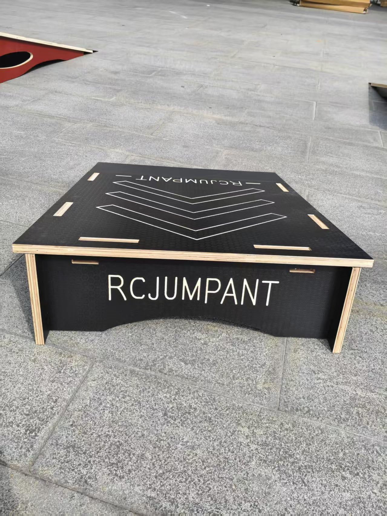 Rampa per skateboard e bici, Rampa per auto RC, per BMX, con piastra in ferro, 3 misure, portatile, antiscivolo, montaggio senza attrezzi (nero, 89 x 23,3 x 22,1 cm (lunghezza x larghezza x altezza)
