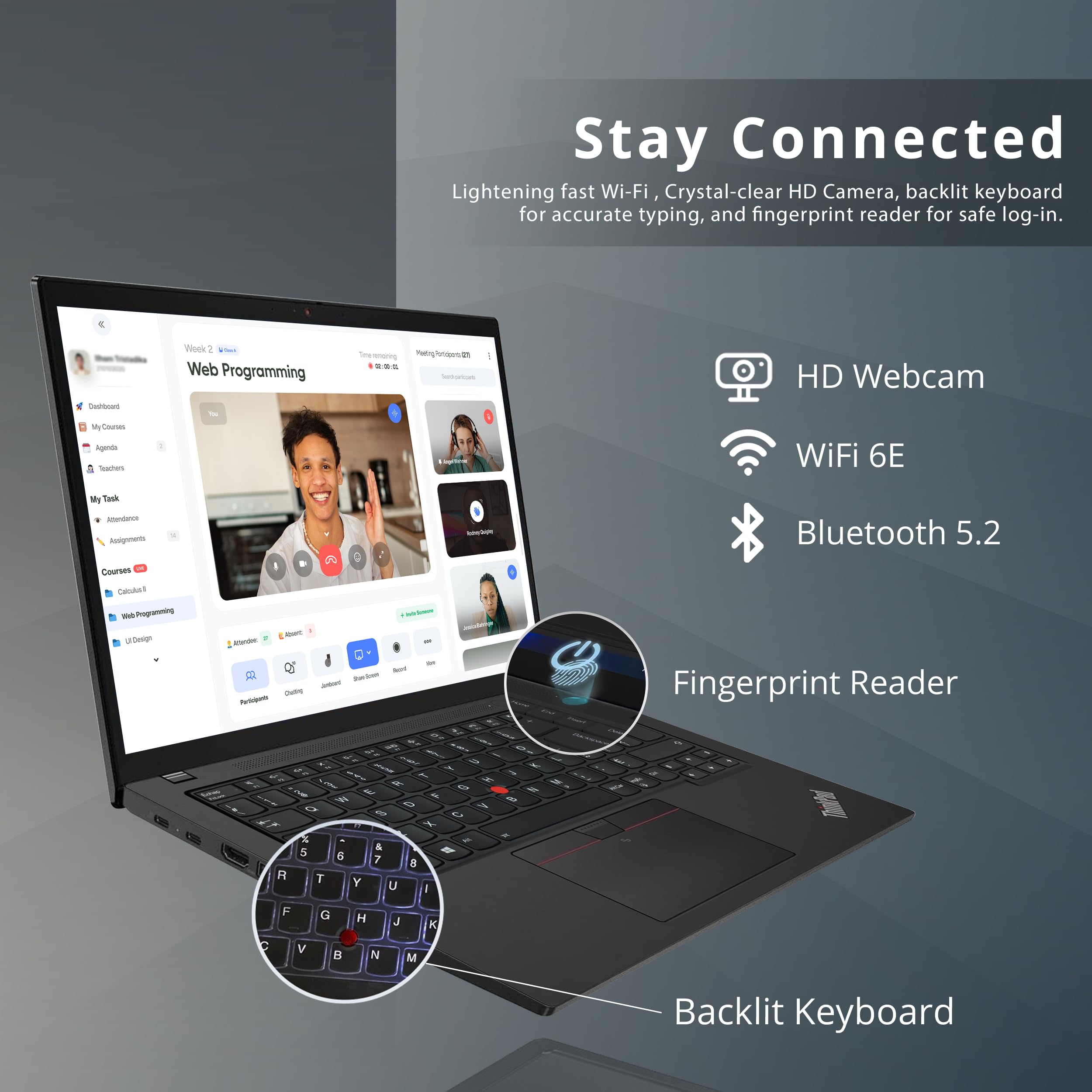 Amazon.com: Lenovo ThinkPad T14s Gen 3 Laptop, 14'' WUXGA