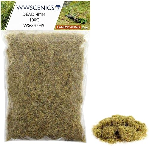 Miniatura 10 de WWScenics  Hierba estática muerta de 0.157in  lata de 16.9fl oz  WSG4-053  Material de paisaje de modelo realista