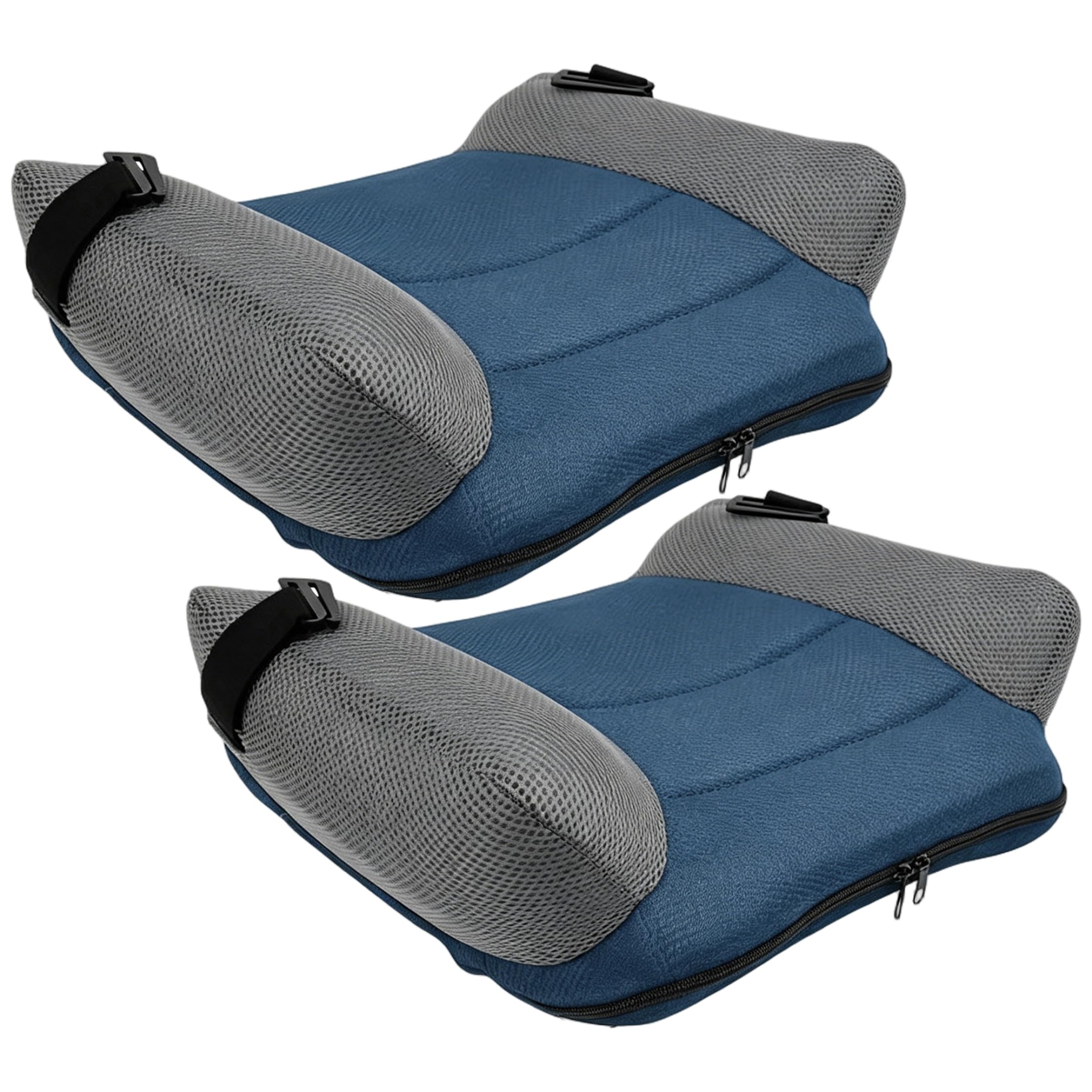 2 seggiolini gonfiabili per auto, 48,3 x 38,1 cm, comodi, in rete antiscivolo, portatili, per casa/auto/viaggi