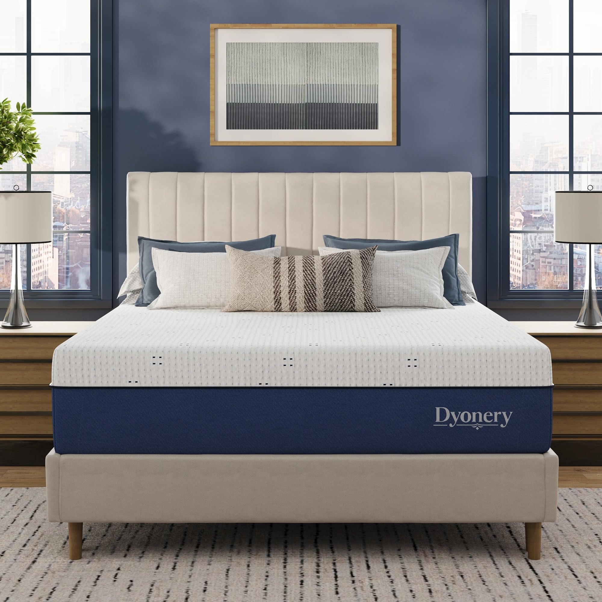 Dyonery Queen 12 Inch Gel Memory Foam Mattress