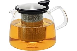 Bell Glass Teapot with Basket Infuser, for Life