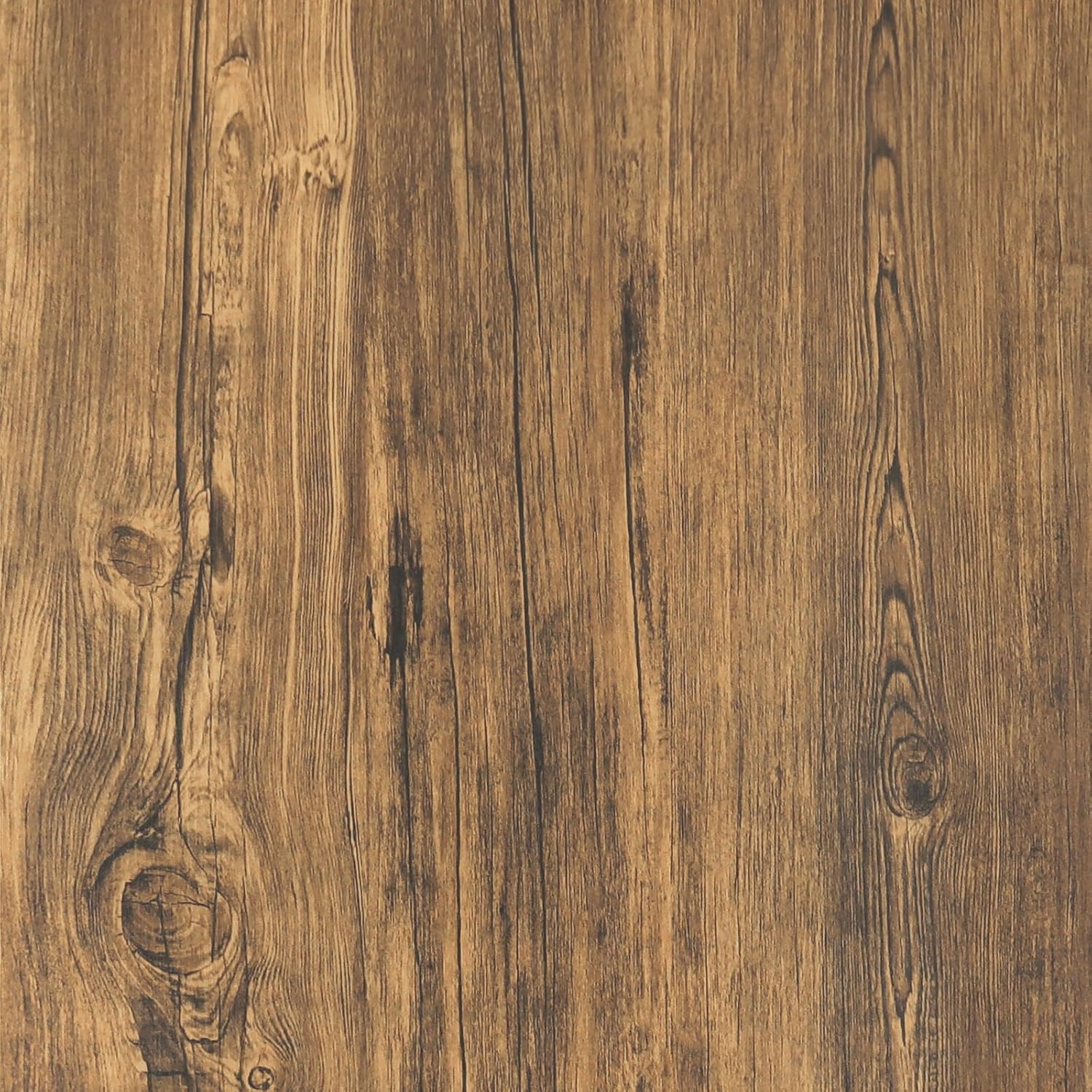 Yenhome Brown Wood Wallpaper 24x118 inch Wood Peel and Stick Wallpaper Distressed Wood Grain Contact Paper for Cabinets Countertops Kitchen Wallpaper Self Adhesive Removable Wallpaper for Shelf Drawer