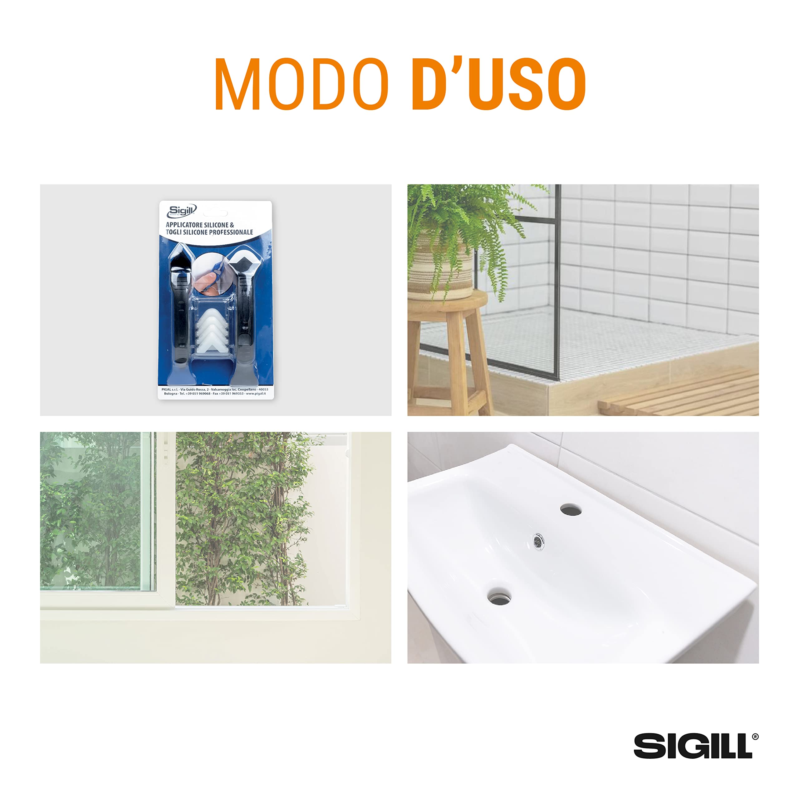 Kit Applicatore E Togli Silicone SIGILL - Leroy Merlin - Foto 5