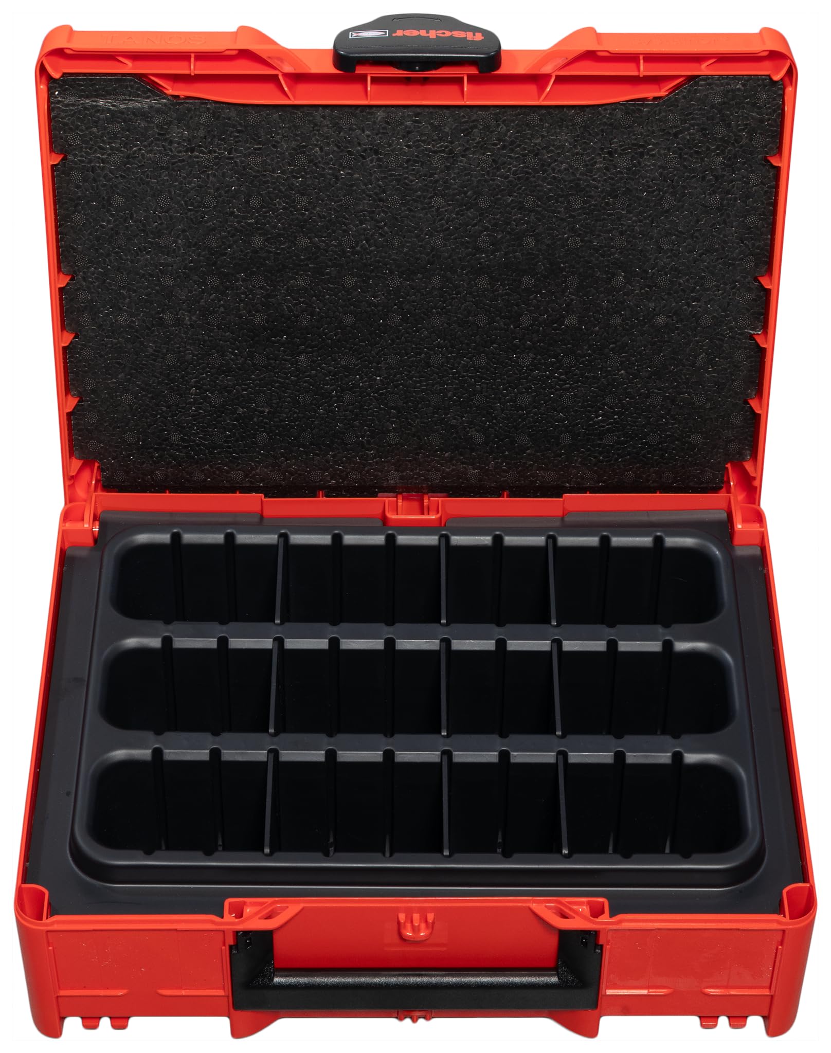 fischer Systainer M137, boîte de rangement et de transport pratique et robuste, compatible avec le système et empilable, réglable individuellement, utilisation à une main pour une manipulation facile