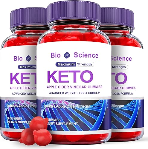 Bioscience - Gomitas cetogénicas Bioscience Keto ACV, gomitas Bioscience Keto Ketosis con vinagre de sidra de manzana, veganas, sin OMG, suplemento