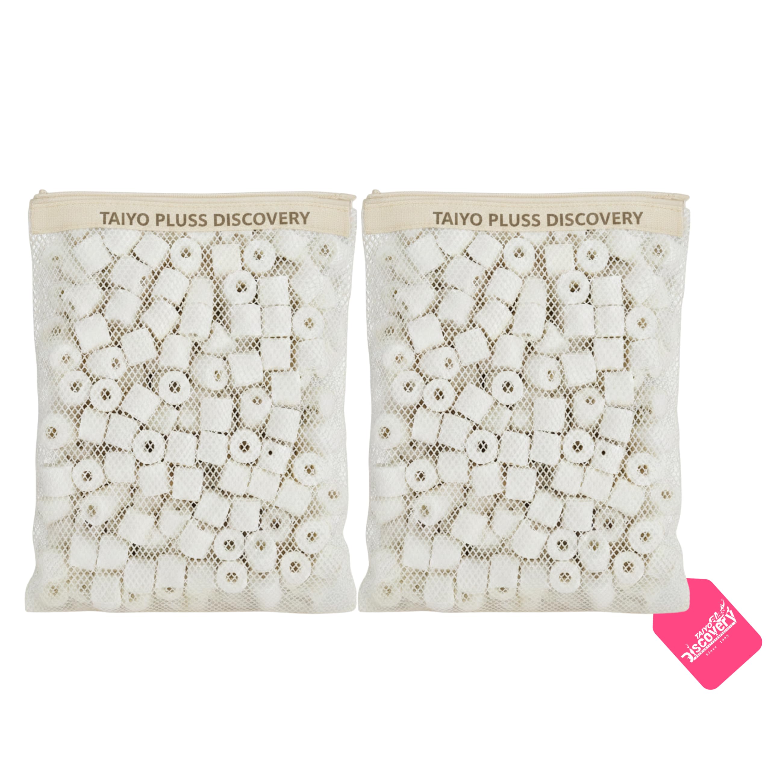 Taiyo Pluss Discovery Ceramic Rings - 1 kg (1000 g) with Free Net Bag | High Porosity Bio Filter Media for Aquarium Filtration | Supports Beneficial Bacteria for Clear Water & Healthy Fish Tank-image-6