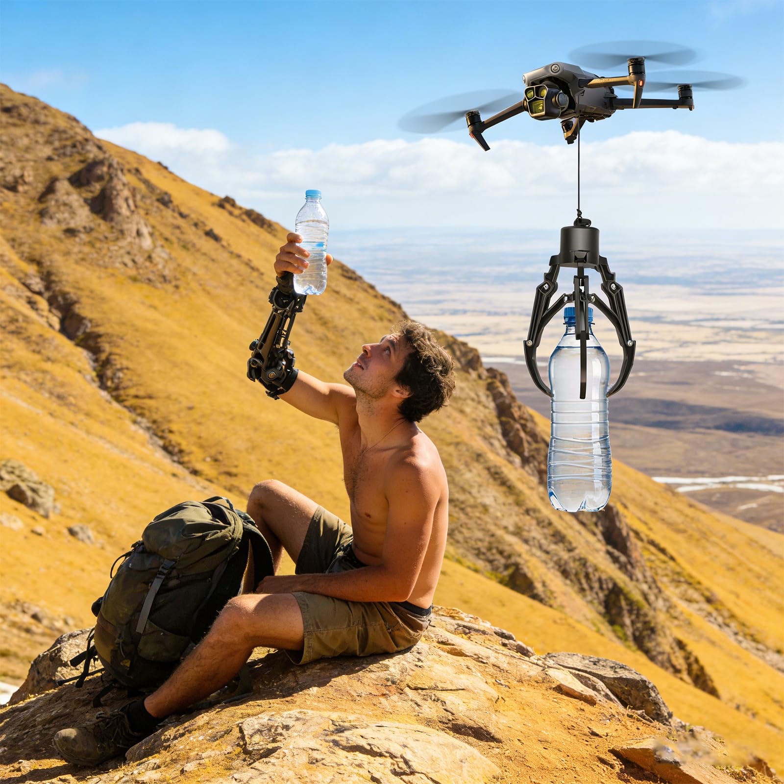 Sistema universal Airdrop de dron, dispositivo de liberación de entrega de carga, gancho de garra, para Matrice 4T/Mini5Pro/Mini 4/Mini 3/Mini 2/Air 3/Air 2/Air 2S/Mavic Series accesorios