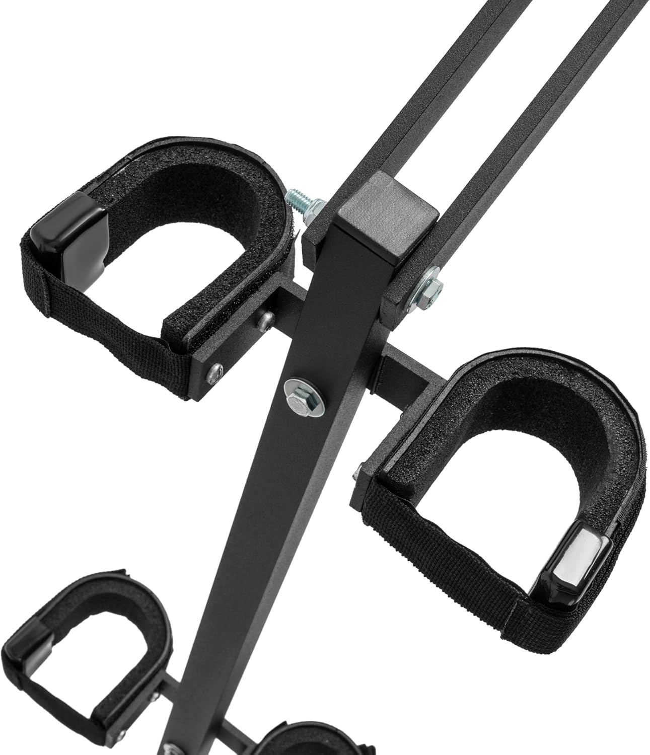 ALMULOO Universal UTV Sporting Clays Gun Rack W/4 Tools Rack Compatible with Polaris Ranger General Pioneer Golf Cart Cargo Bed Gun Holder Mount Aluminium Powder Coated
