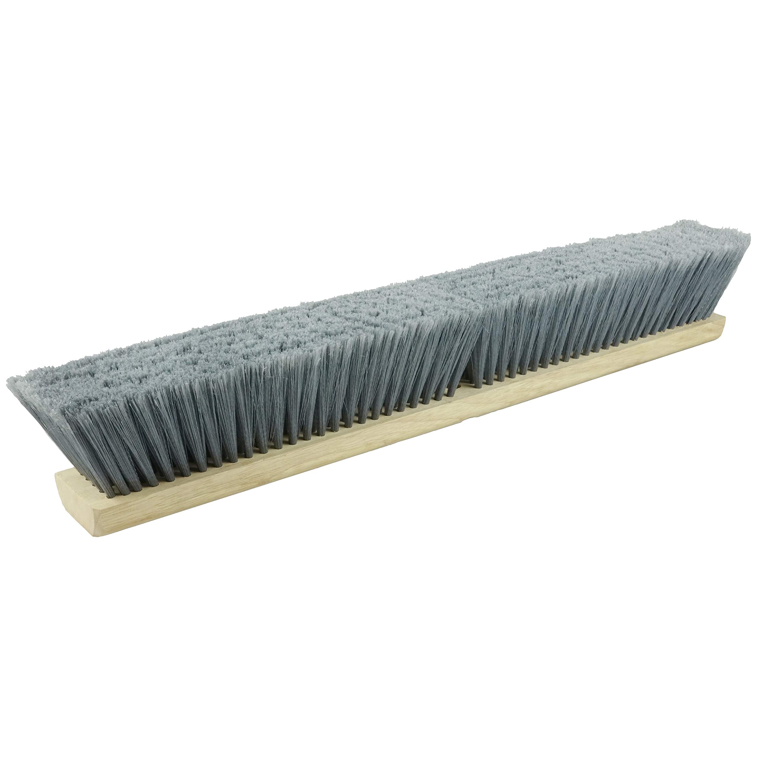 Weiler 42041 18" Fine Sweep Floor Brush, Flagged Silver Polystyrene Fill