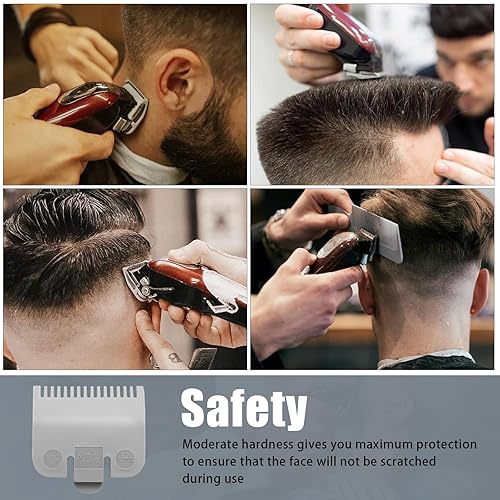 Miniatura 6 de Protector de repuesto para cortadora de pelo Wahl y recortadora, peine guía #3137-101 - Gris #12-116" (1.5mm) (2 unidades)