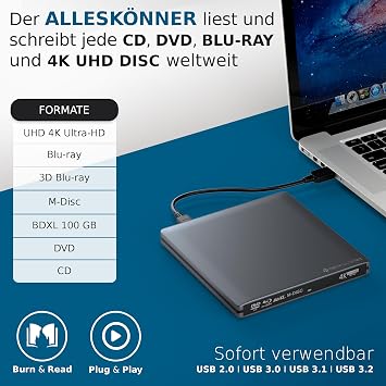 Blu-ray Writer USB 3.0 Listing Version 3