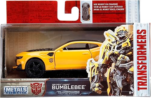 Miniatura 6 de JADA 1:32 Metals Transformers - Bumblebee 2016 Chevrolet Camaro Diecast Model Car
