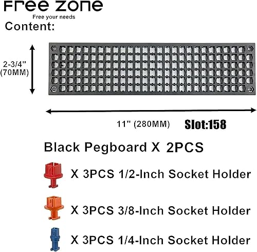 Miniatura 2 de Kit de mejora de herramientas definitivo extensiones de zócalo magnético y juego organizador de brocas