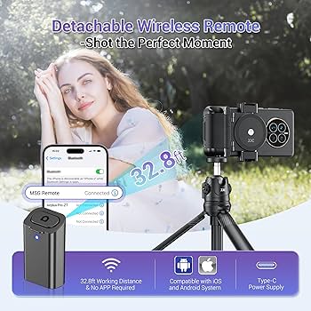 Amazon.com: JJC Phone Camera Grip with Wireless Remote, Smartphone