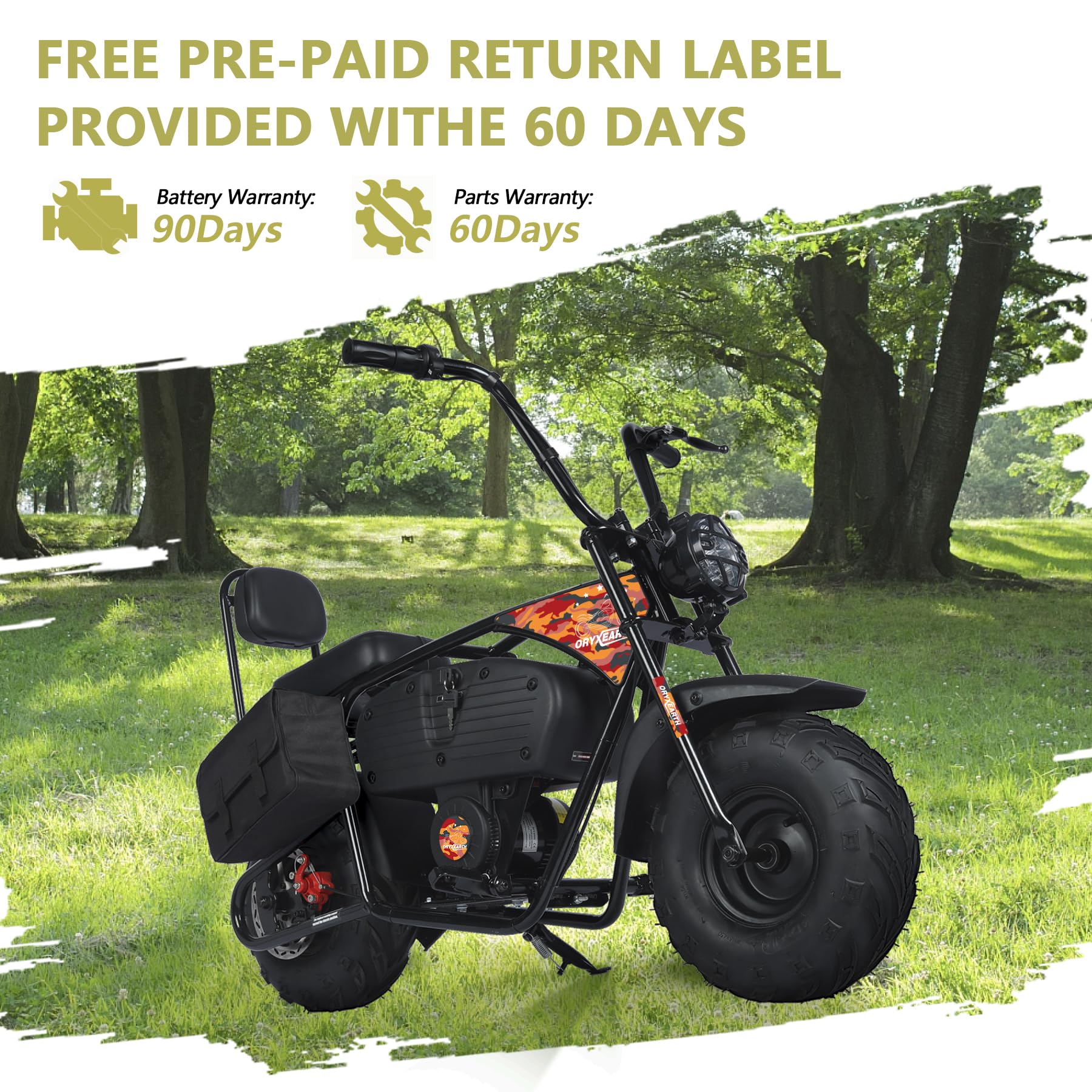Mohali Bakers 212cc Predator Motorized Bicycle Realtree RT200
