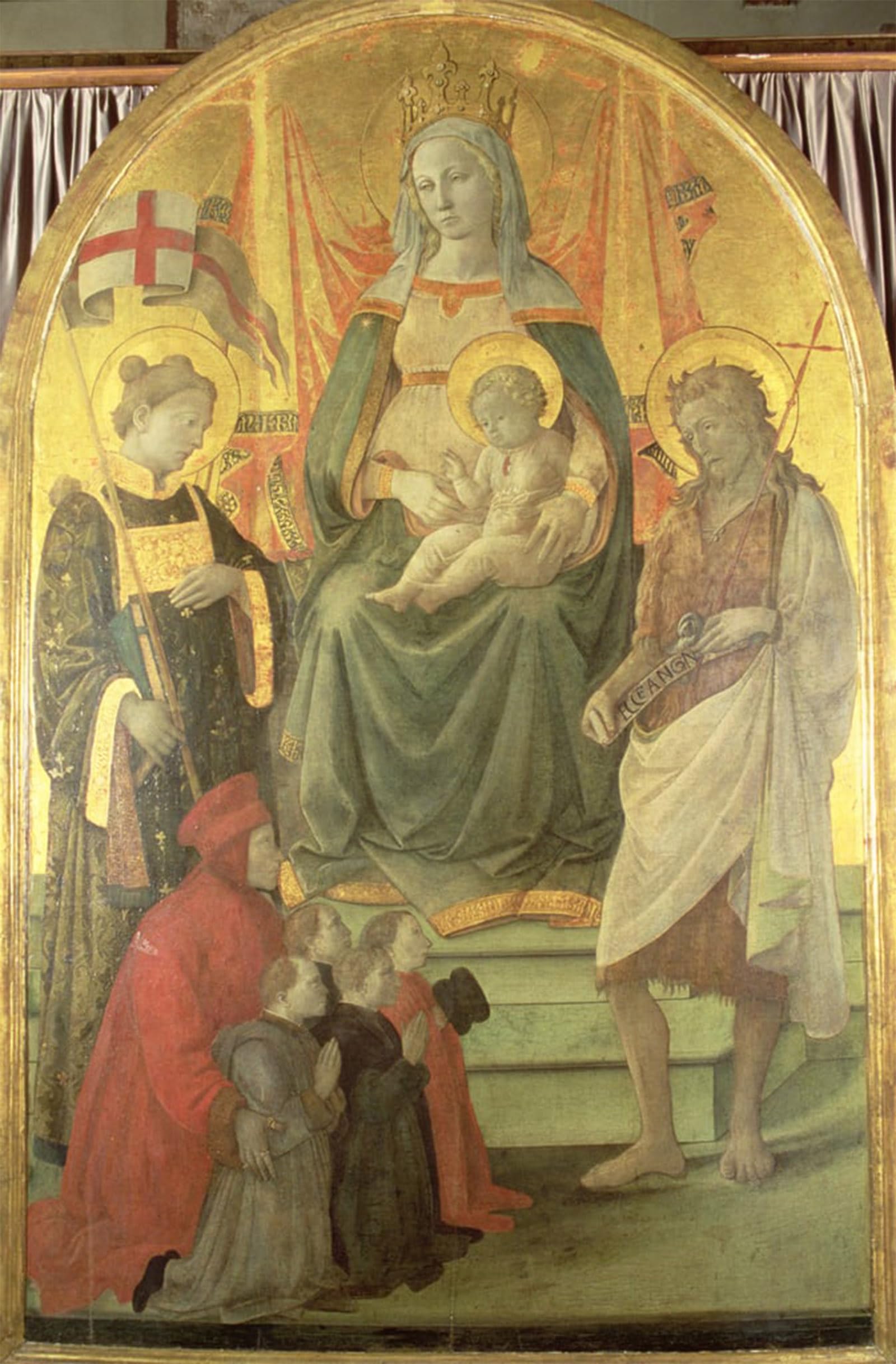 ARTXLXXBN Famous Art Print Poster Vintage Wall Art Lady Del Ceppo by Fra Filippo Lippi Canvas Art Poster for Home Decor 60x90cm