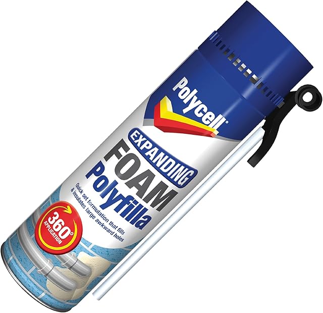 Polycell EFFGG500 500ml Expanding Foam Filler Gap Gun