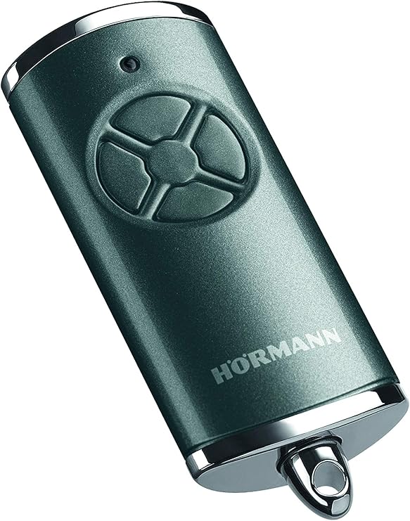 Hörmann Handsender HSE 4 BS (Frequenz 868 MHz, Hochglanz Frozen Grey grau, Garagentorantrieb mit Hörmann Handsender HSE 4 BS (Frequenz 868 MHz, Hochglanz Frozen Grey grau, Garagentorantrieb mit