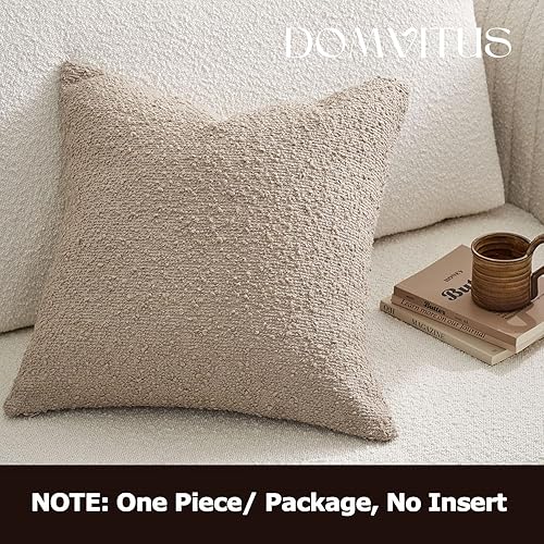 Miniatura 3 de DOMVITUS Boucle - Fundas de almohada de 18 x 18 pulgadas, fundas de almohada decorativas para sala de estar, fundas de almohada para dormitorio,