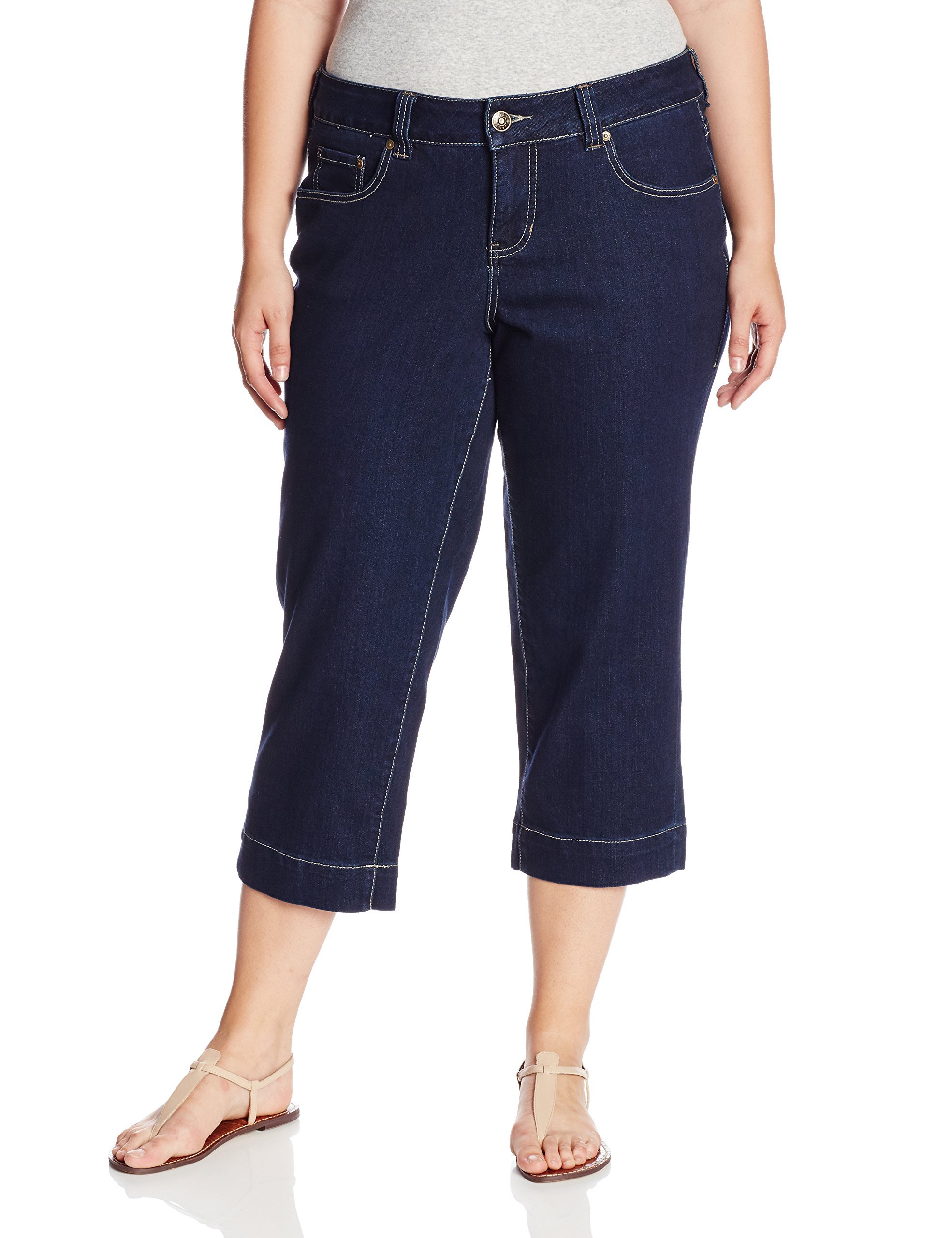 Jag Jeans Women's Plus-Size WM Alta Crop