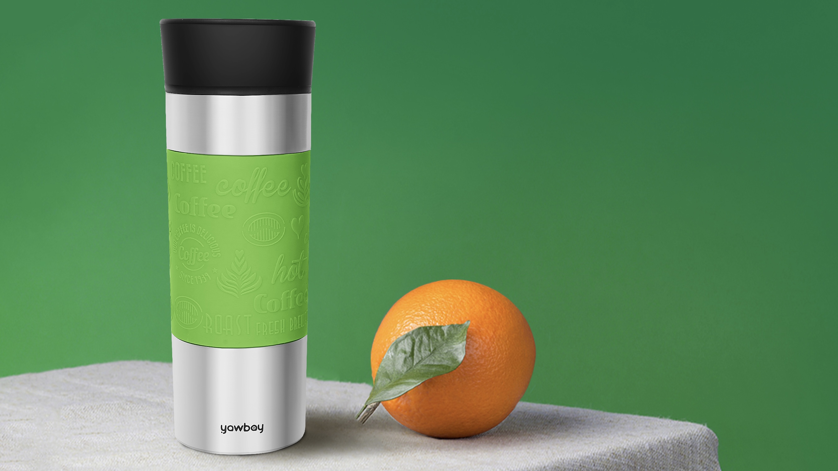 Amazon.com: Yawbay Travel Coffee Mug with 360Lid, Travel Coffee Tumbler 16  oz Leak Proof, Stainless Steel Insulated Travel Mugs for Hot and Cold Spill  Proof Leak Proof(Black) : Home & Kitchen