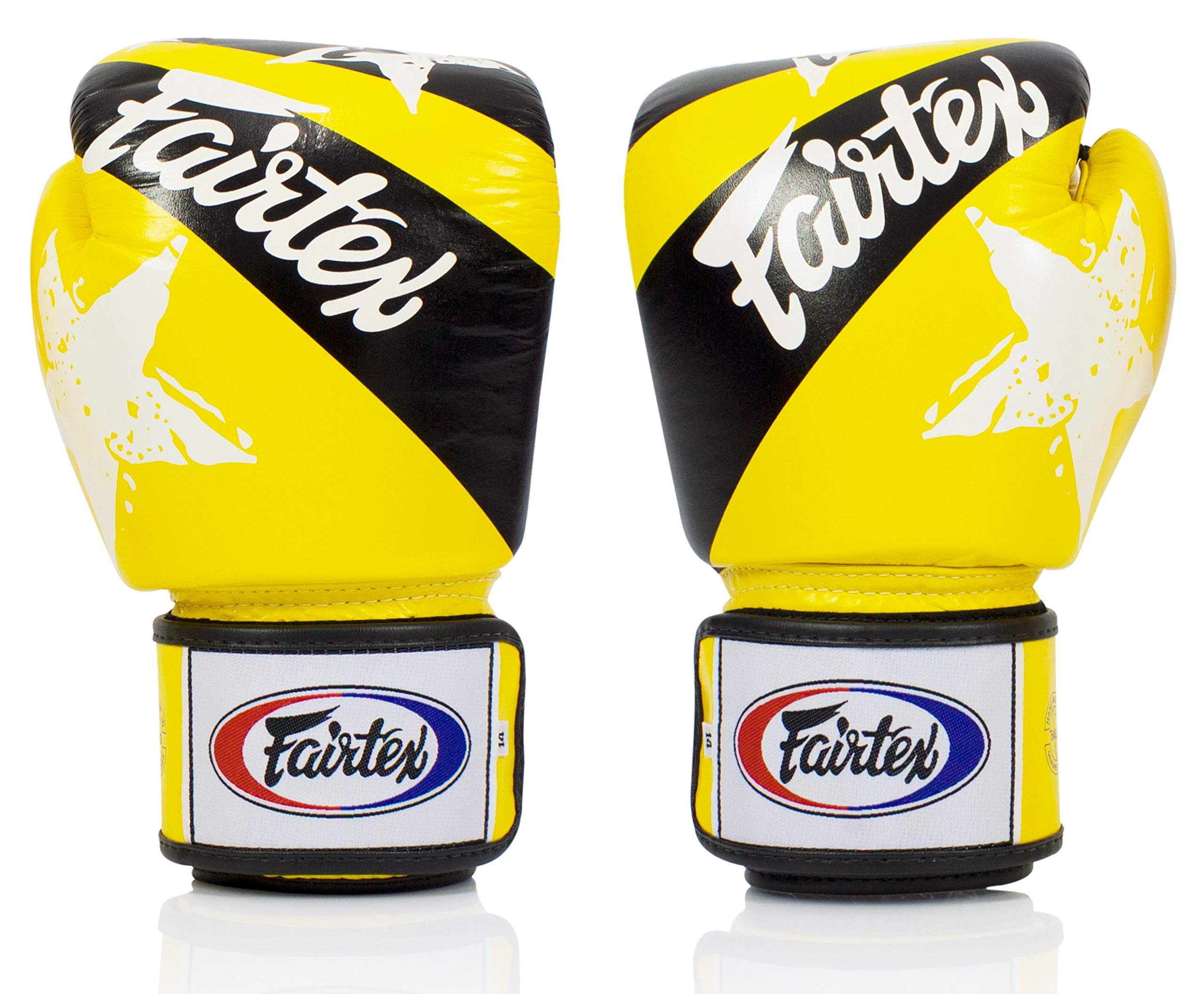 Fairtex ボクシンググローブ 12oz イエロー FAIRTEX マイクロファイバー製 ボクシンググローブ イエロー