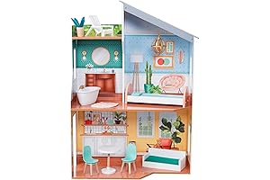Adorable KidKraft Emily Classic Dollhouse for 12" Dolls