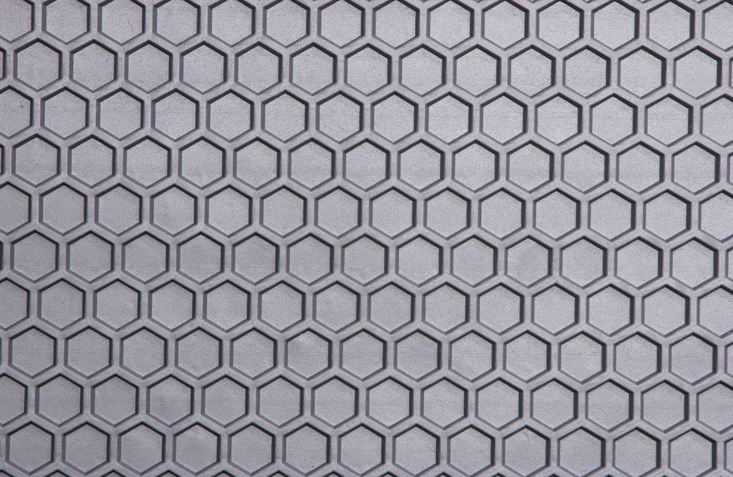 Intro-Tech MB-635F-RT-G Hexomat Front Row 2 pc. Custom Fit Auto Floor Mats for Select Mercedes W212 E-Class Models - Rubber-Like Compound, Gray