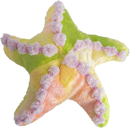 Miniatura 9 de Prextex Juego de 10 piezas de animales marinos de peluche suave surtido de vida marina tortuga manta pez nemo ballena asesina y más