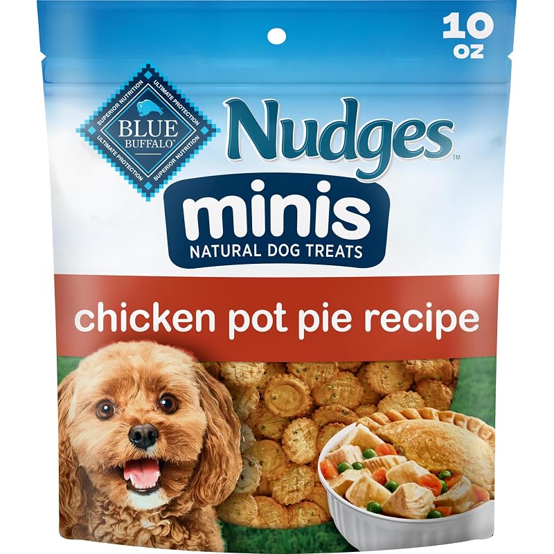 Petisco para cães Blue Buffalo Nudges Minis sabor Torta de Frango, 283 g