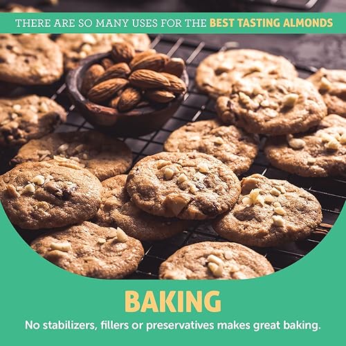 Miniatura 7 de Mantequilla de almendras sin azúcar añadido, hecha con almendras tostadas secas, paquete a granel de 6 tarros de mantequilla de nueces de 16 onzas