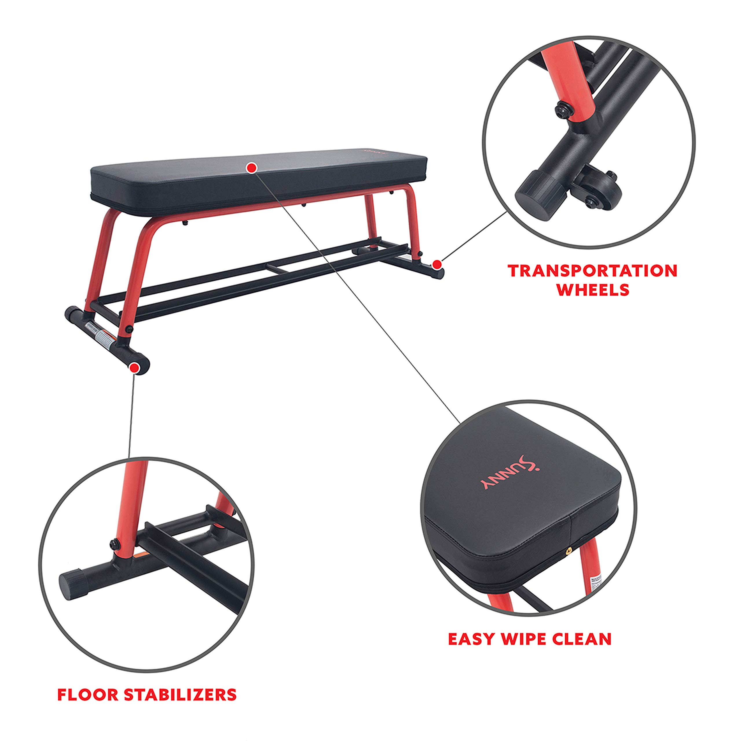 Weight Bench for Heavy Duty Workouts, Exercise, Strength Training, Lifting and Home Gyms