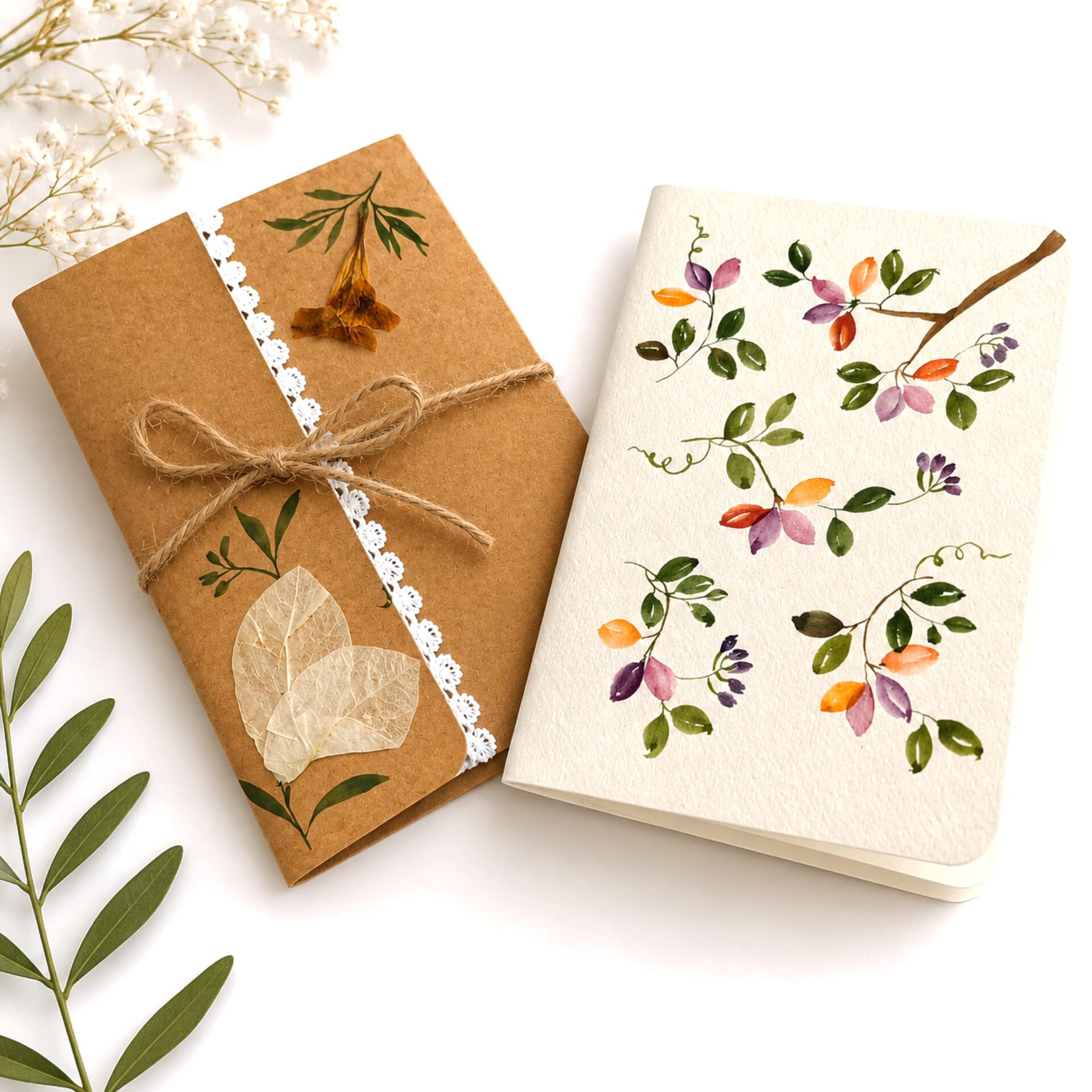 Hand-made watercolor greeting card with an envelope| hand-painted Card | handcrafted greeting card | watercolor painting | birthday card | handmade gifts | mother's day card | floral card (Bougainville)-image-48