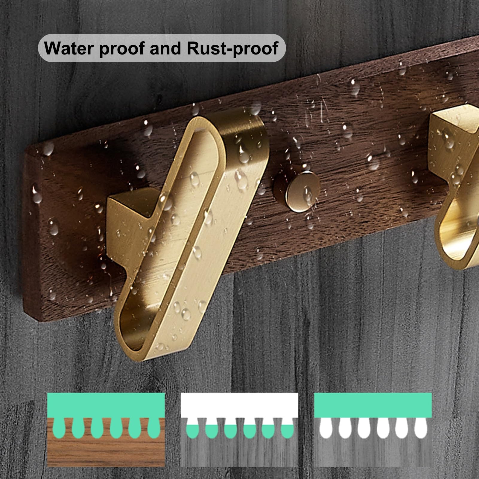 Wandkapstok met hoedenplank graphite kopen? Slim gekozen