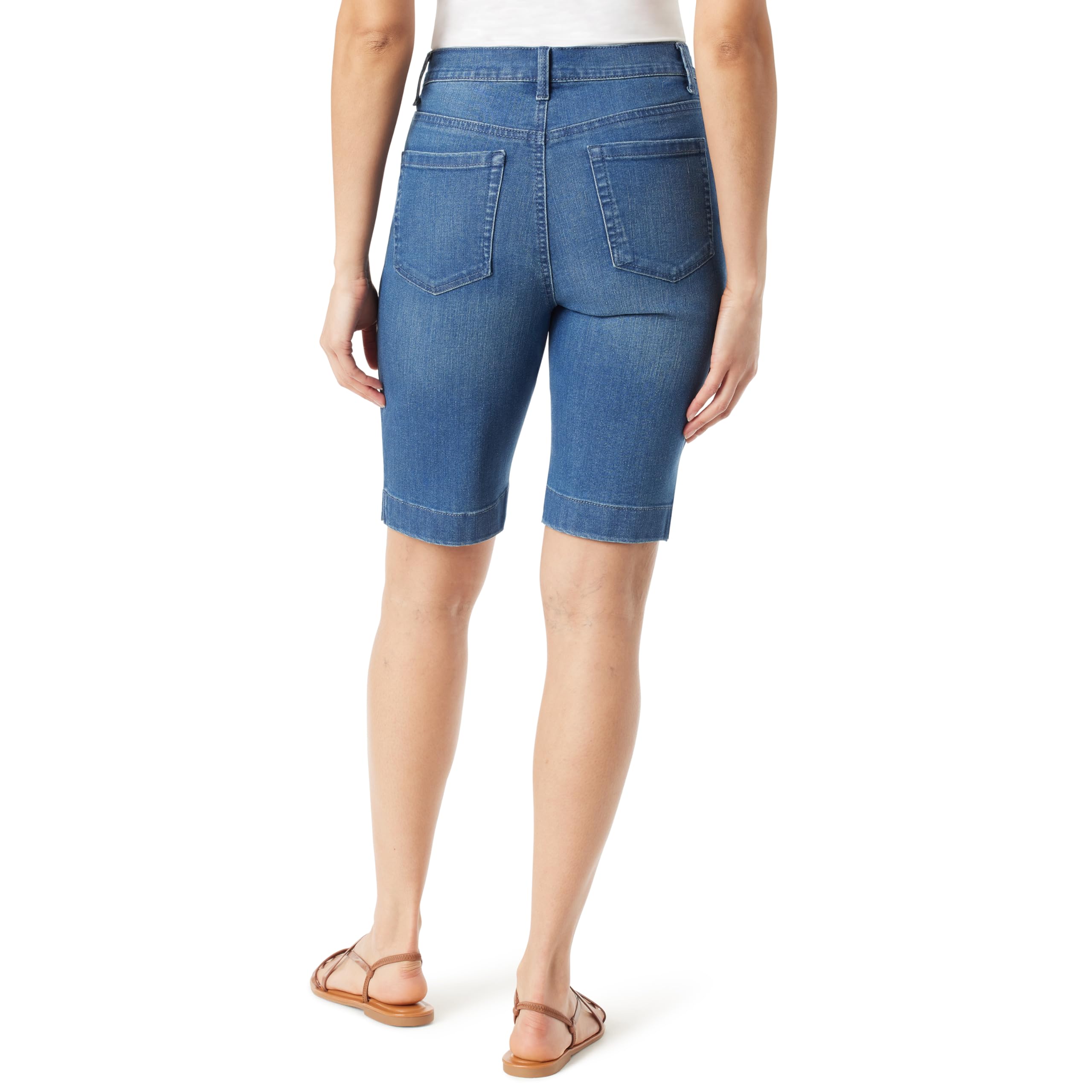 Gloria Vanderbilt Amanda Bermuda High Rise Short Standard Femme