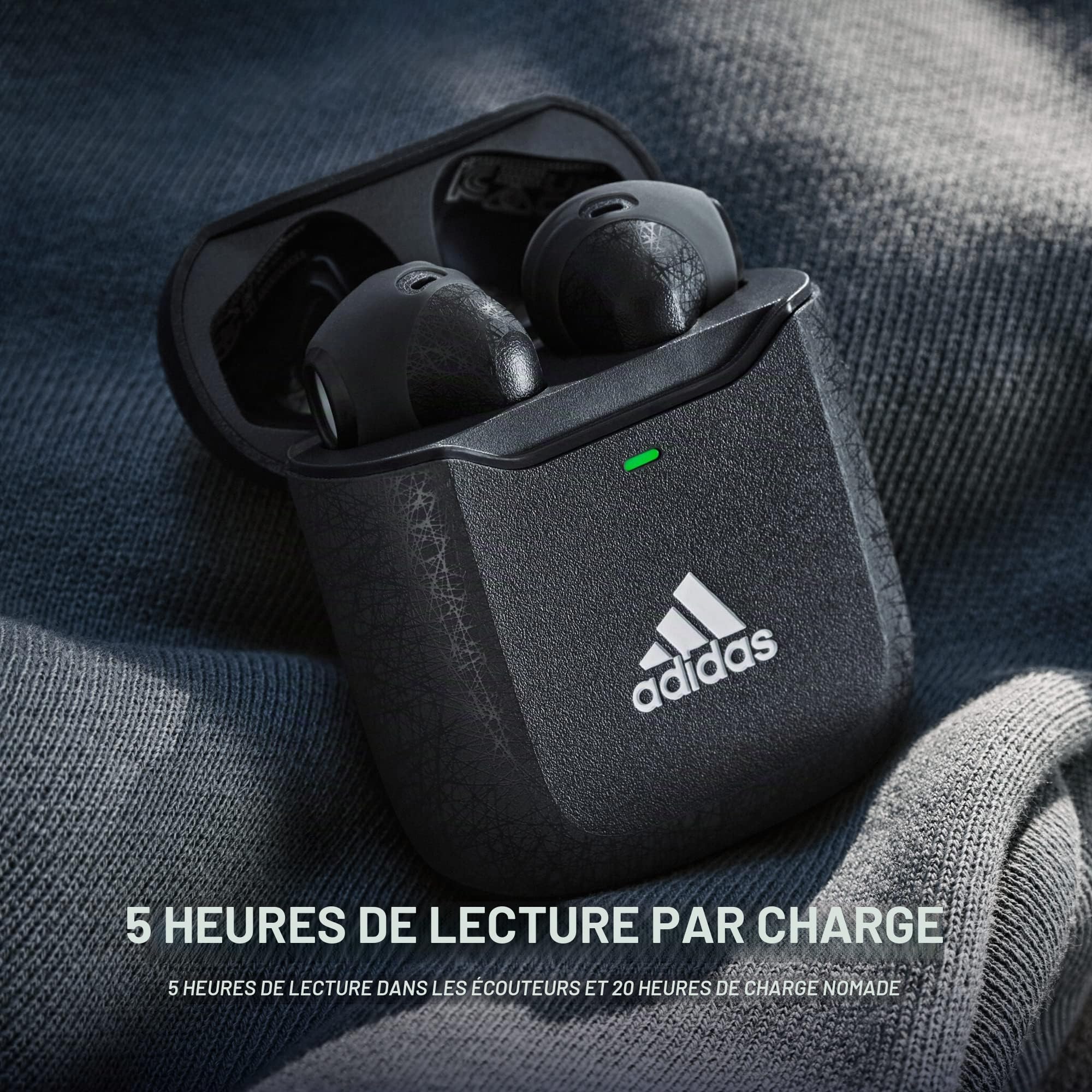 Adidas Z.N.E. 01 Écouteurs Active True Wireless - Gris Foncé