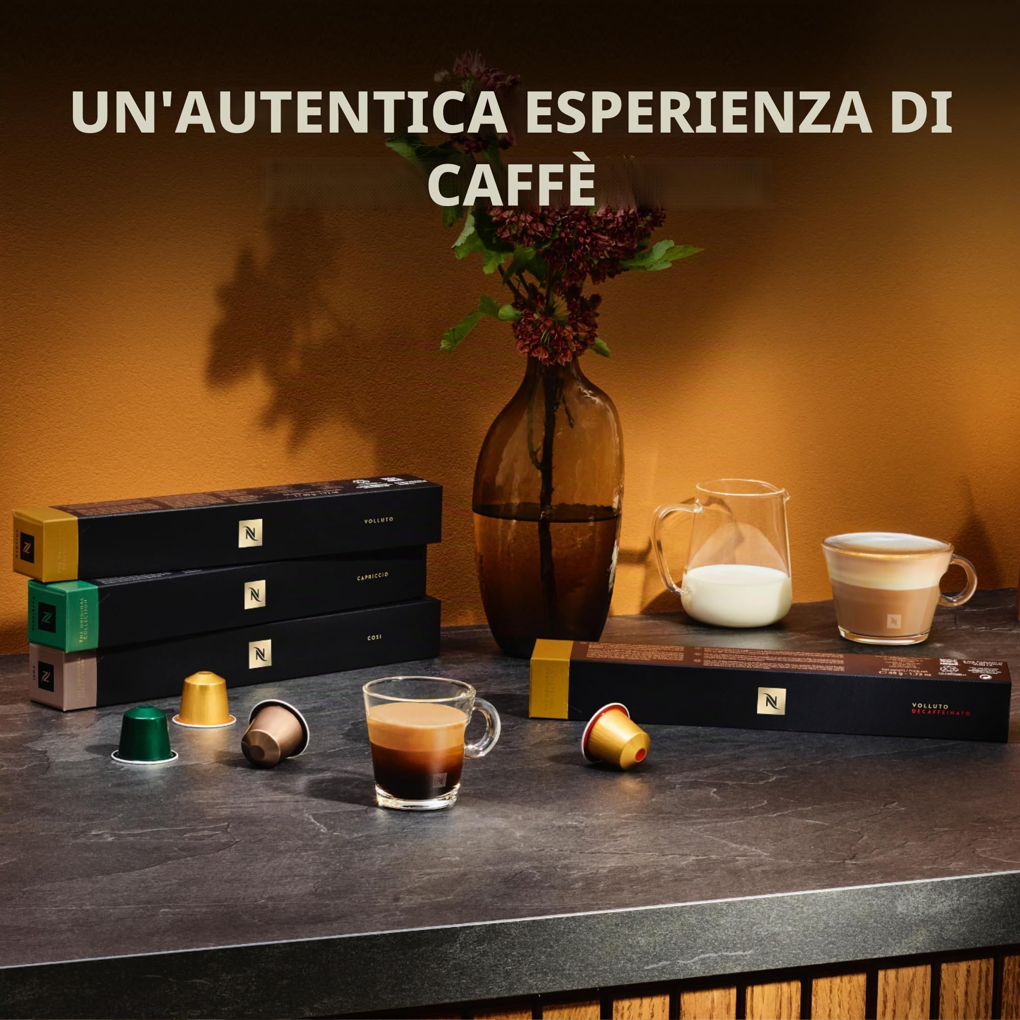 Nespresso Caffè - 50 capsule di caffè Volluto Espresso