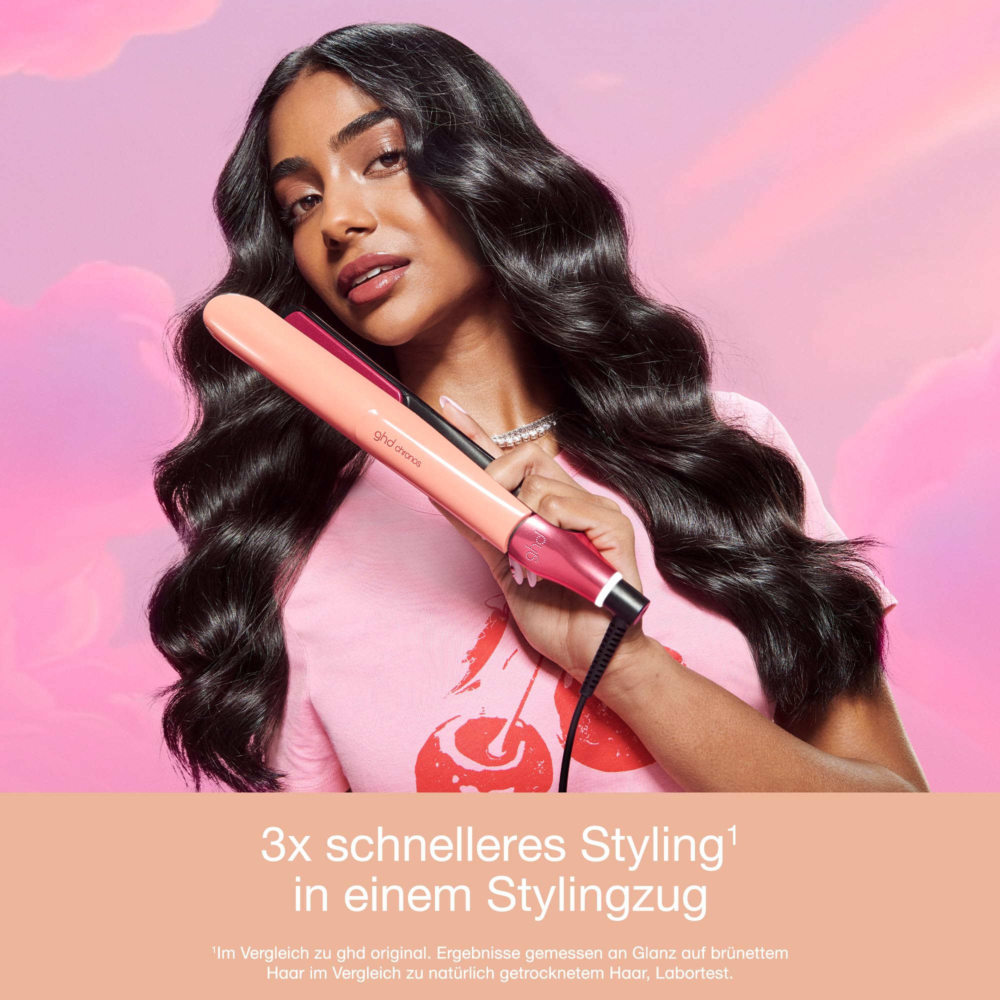 ghd chronos Glätteisen 26 mm Platten smarter Haarglätter Multistyler Anti Frizz Finish