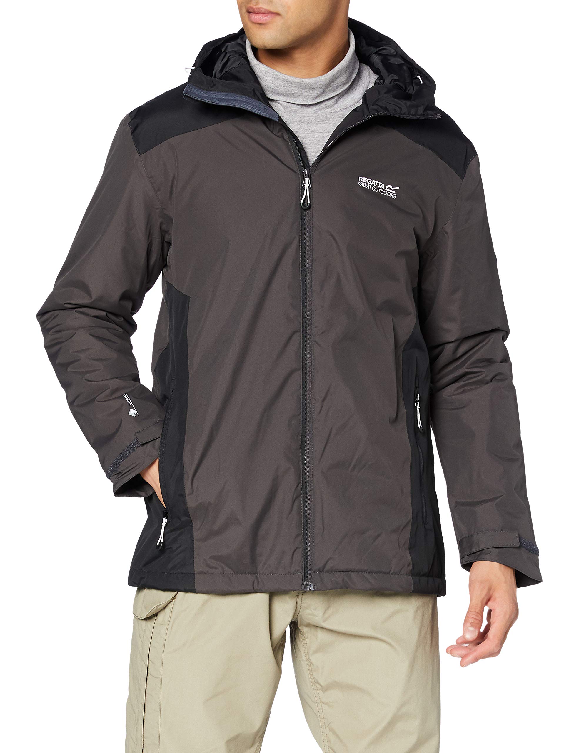 RegattaMen's Veste technique à capuche imperméable et isolante Thermo-Guard THORNRIDGE II Veste à capuche Jackets Waterproof Insulated